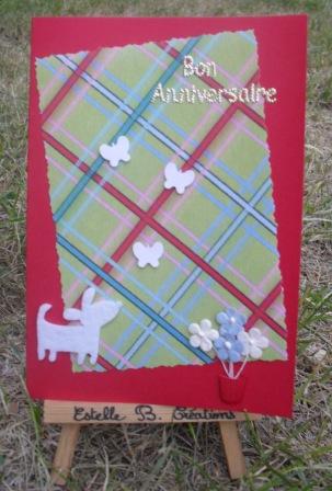 carte "bon anniversaire"